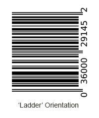 Ladder barcode orientation